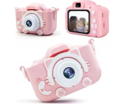 Máquina Fotográfica Infantil Digital – Vídeos HD, Fotos 13 MP, Tela 2″, 4× Zoom, Jogos, Bateria Recarregável USB – YASDA na Amazon